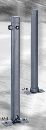 Absperrpfosten aus Aluminiumguss