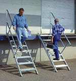 Sonderkonstruktionen: Leichtmetall-Treppe